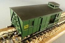 Jouef 5648 Ho R&eacute;seau Etat Fourgon &agrave; Gu&eacute;rite Type D 25161 Livr&eacute;e Vert Boite Bleue