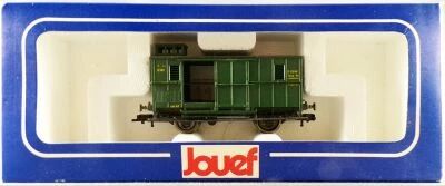Jouef 5648 Ho R�seau Etat Fourgon � Gu�rite Type D 25161 Livr�e Vert Proche Neuf Boite Bleue