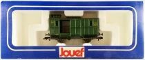 Jouef 5648 Ho R&eacute;seau Etat Fourgon &agrave; Gu&eacute;rite Type D 25161 Livr&eacute;e Vert Proche Neuf Boite Bleue