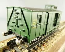 Jouef 5648 Ho R&eacute;seau Etat Fourgon &agrave; Gu&eacute;rite Type D 25161 Livr&eacute;e Vert Proche Neuf Boite Bleue