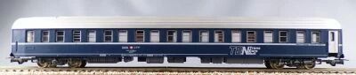 Jouef 5784 Ho CffF Ffs Sbb Voiture Lits T2s WLAB 7185 75-71450-4 Bleu Ten Toit Alu sans boite