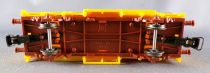 Jouef 600200 Ho Sncf Covered Wagon Animals Yellow Mint no Box