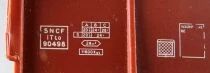 Jouef 6220 Ho Sncf Gondola Wagon Sliding Roof ITto 90498 Clear Plastic Box