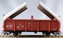 Jouef 6220 Ho Sncf Wagon Tombereau ITto 90498 Toit Coulissant Boite Vitrine
