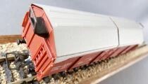 Jouef 6220 Ho Sncf Wagon Tombereau ITto 90498 Toit Coulissant Boite Vitrine