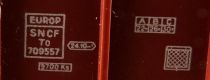 Jouef 6230 Ho Sncf 2 Axles Gondola Wagon Uic To 709557 Brown no Box