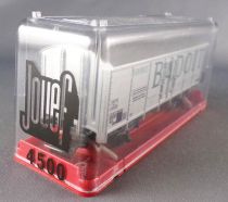 Jouef 625 Ho Sncf Badoit / Evian Metalic Covered Wagon Crystal Box