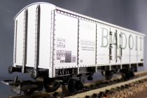 Jouef 625 Ho Sncf Badoit / Evian Metalic Covered Wagon Crystal Box