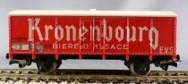 Jouef 626 Ho Sncf Wagon Couvert Frigorifique 2 Essieux Kronenbourg HI 506015