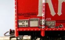 Jouef 6260 Ho Sncf Kronenbourg Refridgerated Wagon 2 Axles Clear Plastic Box