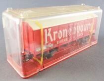 Jouef 6260 Ho Sncf Kronenbourg Refridgerated Wagon 2 Axles Clear Plastic Box