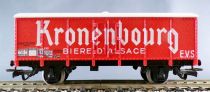 Jouef 6260 Ho Sncf Kronenbourg Refridgerated Wagon 2 axles Crystal Box