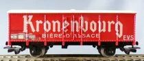Jouef 6260 Ho Sncf Wagon Couvert Frigorifique 2 Essieux Kronenbourg Boite Vitrine