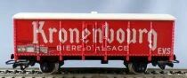 Jouef 6260 Ho Sncf Wagon Couvert Frigorifique 2 Essieux Kronenbourg Boite Vitrine