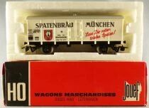 Jouef 6261 Ho Db Covered Refrigerated Wagon 516956 Spatenbrau M&uuml;nchen White Red Box
