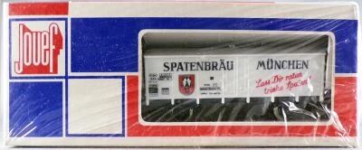 Jouef 6261 Ho Db Wagon Couvert Frigorifique 2 Essieux 516956 Spatenbrau M�nchen Blanc Neuf Boite Tricolore Cellophan�e