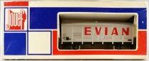 Jouef 6263 Ho Sncf Wagon Couvert M&eacute;tallique 2 Essieux Evian Boite Tricolore