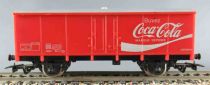 Jouef 6265 Ho Sncf Coca-Cola Hi Fridge Covered 2 axles Wagon no Box