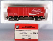 Jouef 6265 Ho Sncf Wagon Couvert Frigorifique 2 Essieux Hi Coca-Cola Boite Rouge