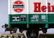 Jouef 6270 Ho Ns Heineken Metalic Covered Wagon Crystal Box