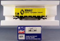 Jouef 6271 Ho Sncf Renault Uahs Refigerated Wagon 2 Axles Near Mint Blue Box