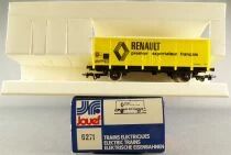 Jouef 6271 Ho Sncf Wagon Couvert Frigorifique 2 Essieux Uahs Renault Jaune Boite Bleue 2