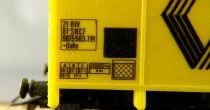 Jouef 6271 Ho Sncf Wagon Couvert Frigorifique 2 Essieux Uahs Renault Jaune Boite Bleue 2