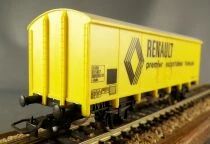 Jouef 6271 Ho Sncf Wagon Couvert Frigorifique 2 Essieux Uahs Renault Jaune Boite Bleue 2