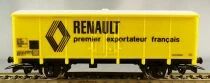 Jouef 6271 Ho Sncf Wagon Couvert Frigorifique 2 Essieux Uahs Renault Jaune Boite Bleue 2
