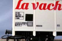 Jouef 6272 Ho Sncf Wagon Couvert Frigorifique 2 Essieux Uahs La Vache qui Rit Boite Bleue
