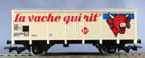 Jouef 6272 Ho Sncf Wagon Couvert Frigorifique 2 Essieux Uahs La Vache qui Rit Boite Bleue