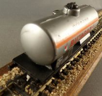 Jouef 6370 Ho Sncf Butagaz Propane Tank Wagon Grey Silver 2 Axles no Box