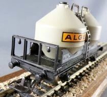 Jouef 642 Ho Sncf Tank Algeco Pulverulents (Powder) Wagon Red SleeveBox
