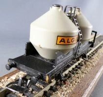Jouef 642 Ho Sncf Tank Algeco Pulverulents (Powder) Wagon Red SleeveBox
