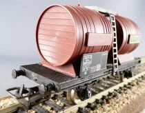 Jouef 643 Ho Sncf C.W.F.B. Algeco Wagon 2Axles SDw 586142 Clear Plastic Box
