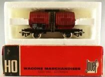 Jouef 6430 Ho Sncf Wagon Foudre 2 Essieux SCw 574781 Boite Rouge