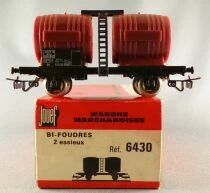 Jouef 6430 Ho Sncf Wagon Foudre 2 Essieux SCw 574781 Boite Rouge