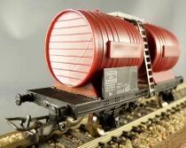 Jouef 6430 Ho Sncf Wagon Foudre 2 Essieux SCw 574781 Boite Rouge