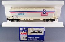 Jouef 6444 Ho Sncf Grain Hopper Wagon L\'Alsacienne Blue Box