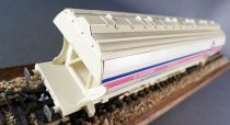 Jouef 6444 Ho Sncf Grain Hopper Wagon L\'Alsacienne Blue Box