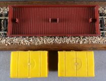 Jouef 6450 Ho Sncf Flat Wagons 2 axles with 2 Bailly Containers Showcase Box 2