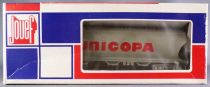 Jouef 6451 Ho Sncf Grain Hopper Wagon Unicopa Near Mint Tricolour Box