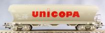 Jouef 6451 Ho Sncf Grain Hopper Wagon Unicopa Near Mint Tricolour Box