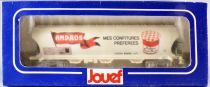 Jouef 6453 Ho Sncf Grain Hopper Wagon Andros Near Mint Blue Box