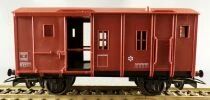 Jouef 6480 Ho Sncf Fourgon P.V. 2 Essieux Feux Rouge Arri&egrave;res Eclair&eacute;s Boite Bleue