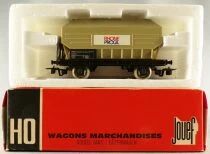 Jouef 6490 6435 Ho Sncf SBwf Hopper Wagon 2 Axles Rhone Progil Grain Carriage Red Box