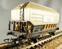 Jouef 6490 6435 Ho Sncf SBwf Hopper Wagon 2 Axles Rhone Progil Grain Carriage Red Box