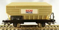Jouef 6490 6435 Ho Sncf SBwf Hopper Wagon 2 Axles Rhone Progil Grain Carriage Red Box