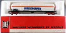 Jouef 6513 Ho Sncf Tank Wagons with bogies Cie Ugine Kuhlmann Mint in Red Box