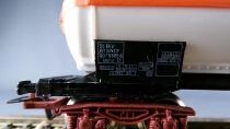 Jouef 6513 Ho Sncf Tank Wagons with bogies Cie Ugine Kuhlmann Mint in Red Box